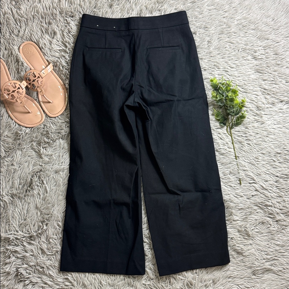 Ann Taylor petites wide leg Black Cropped Pants size 00P - Picture 5 of 6